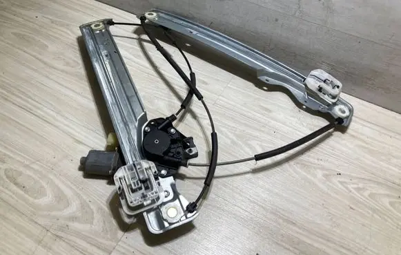 Front door window regulator with motor