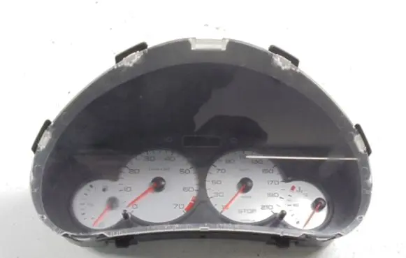 Peugeot 206 CC Speedometer (instrument cluster) 9651740380