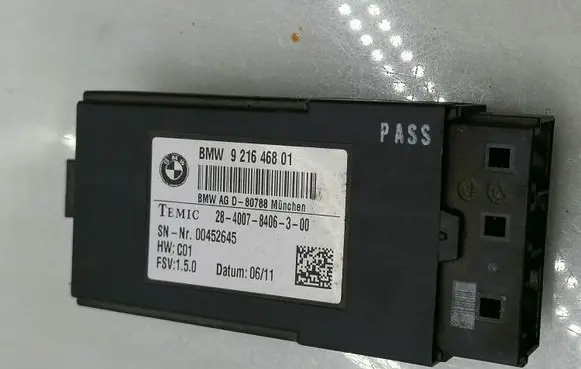 BMW 3 E90 E91 Seat heating relay 9216468