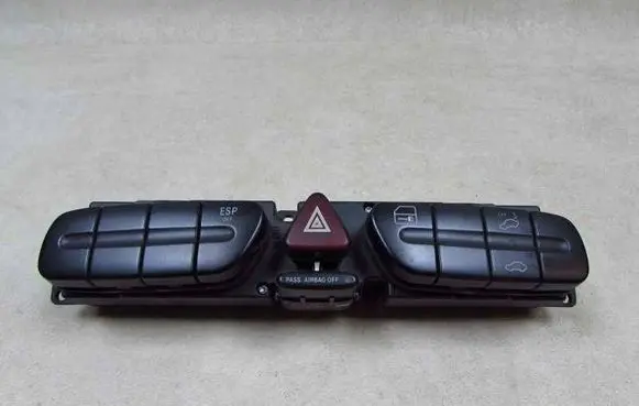 Mercedes-Benz C W203 Hazard light switch A2038218879 56087