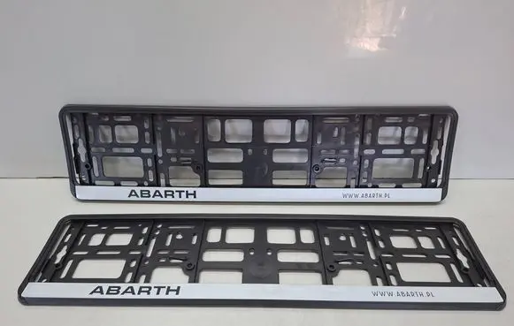 Fiat 500 Abarth Number plate surrounds holder frame S27645572
