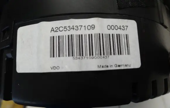 Volkswagen Touran II Sun visor