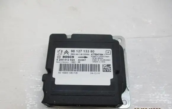 Peugeot 307 Airbag control unit/module 9812713380