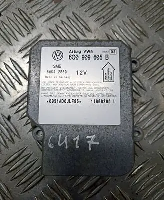 Volkswagen PASSAT B5.5 Airbag control unit/module 6Q0909605B 11000309L 5WK42869