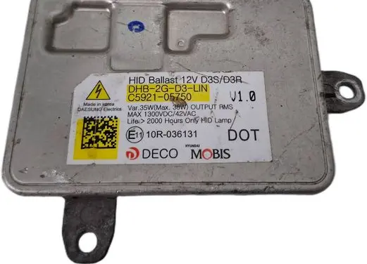 KIA Sorento Xenon control unit/module DHB2GD3LU C592105750 10R036131