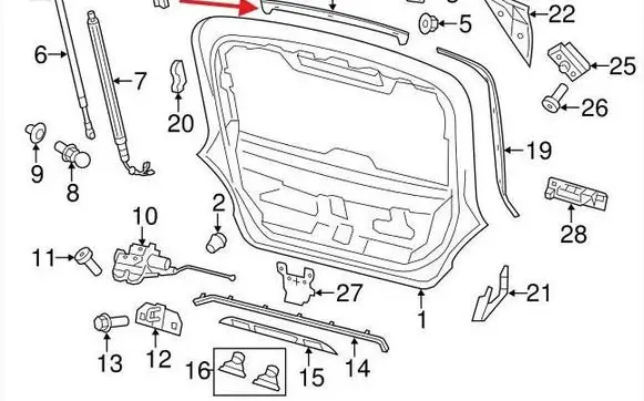 Porsche Panamera (970) Bottom trim 970512843