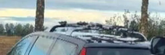 Citroen C8 Roof transverse bars on the 