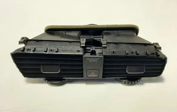 Dashboard air vent grill cover trim