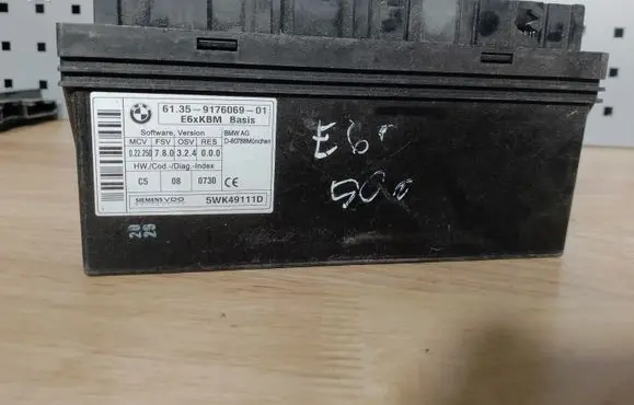 BMW 5 E60 E61 Comfort/convenience module 9176069 61359176069