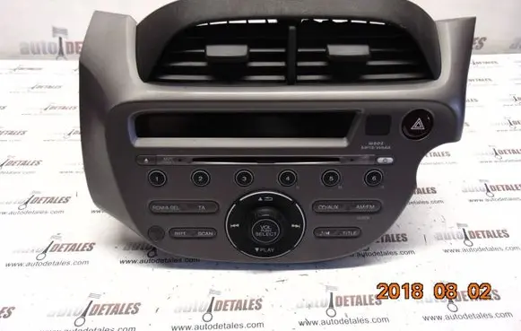 Honda Jazz Radio/CD/DVD/GPS head unit 39100TF3E200XA
