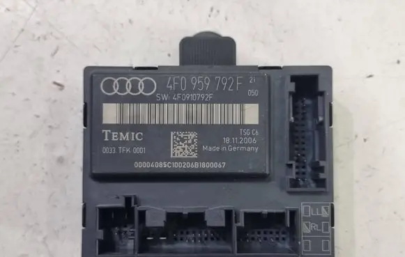 Audi A6 S6 C6 4F Door control unit/module 4F0959792F 4F0910792F 18112006