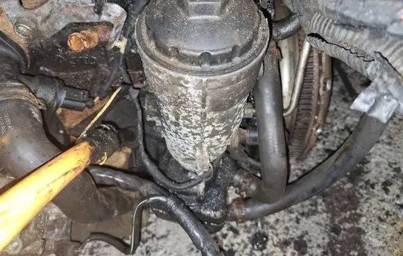 Volkswagen PASSAT B6 Oil filter cover 