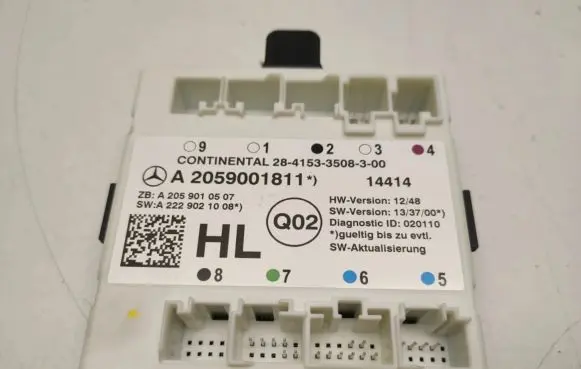 Mercedes-Benz C W205 Door control unit/module A2059001811