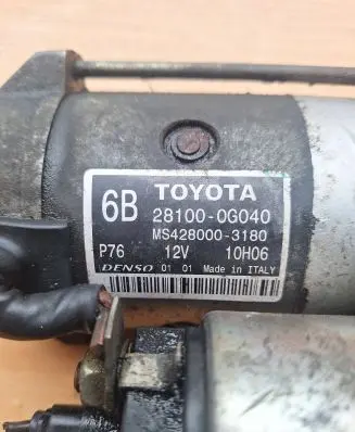 Toyota Avensis T250 Starter motor 281000G040 MS4280003180