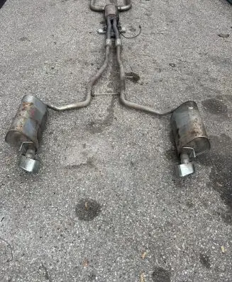 Jaguar XF X250 Muffler/silencer 9X235232AC F4362