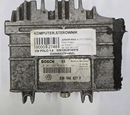 Volkswagen Polo III 6N 6N2 6NF Engine control unit/module 030906027P 26SA4499 0261203914