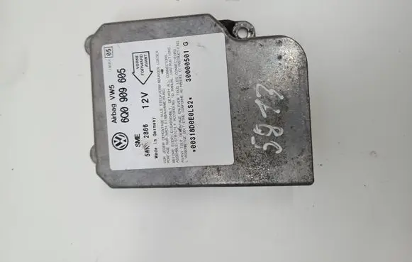 Seat Alhambra (Mk1) Airbag control unit/module 6Q0909605 30000501G 5WK2866