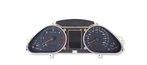 Audi A6 S6 C6 4F Speedometer (instrument cluster) 5550007301
