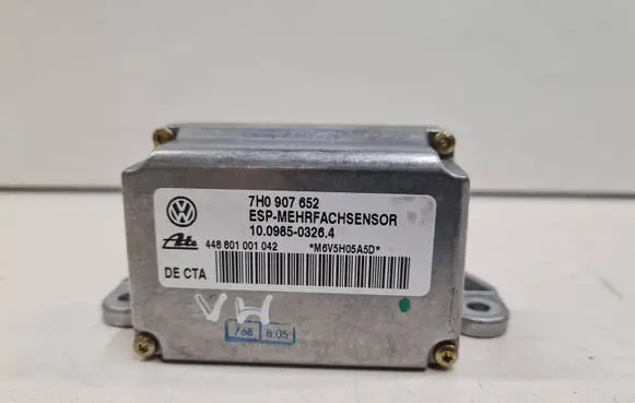 Volkswagen Touareg I ESP acceleration yaw rate sensor 7H0907652