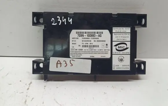 Jaguar XF Bluetooth control unit module 7G9N10D893AG 31282098AA 31282099AA