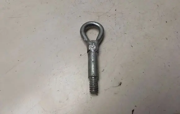 Towing hook eye