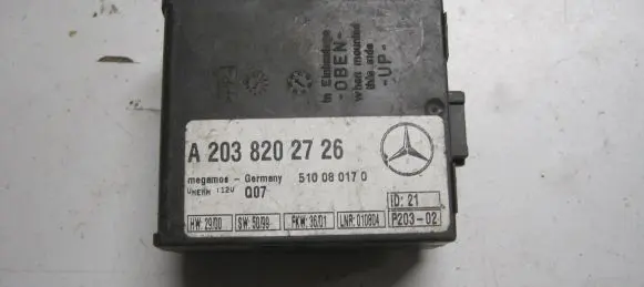 Mercedes-Benz C W203 Alarm control unit/module A2038202726