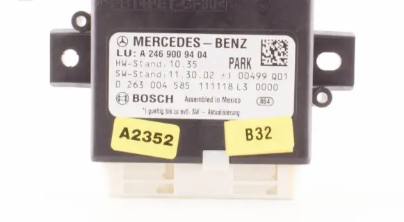 Mercedes-Benz B W246 W242 Parking PDC control unit/module A2469009404 111118L3 0263004585