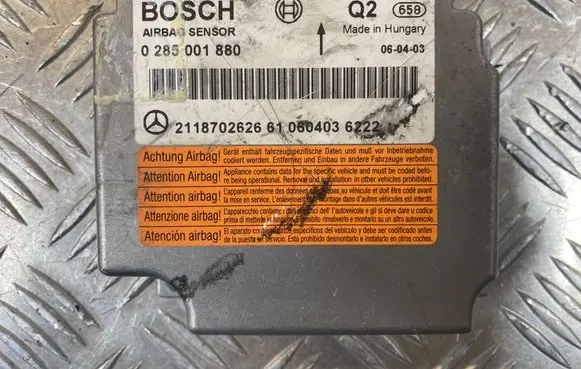 Mercedes-Benz E W211 Airbag control unit/module 2118702626 0285001880 0604036222