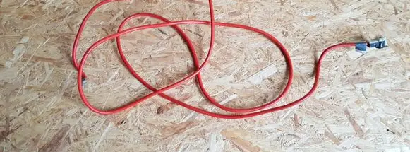 BMW 7 E65 E66 Positive cable (battery) 6900569 6565012601 272417326450