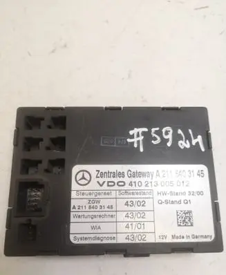 Mercedes-Benz CLS C219 Gateway control module A2115403145