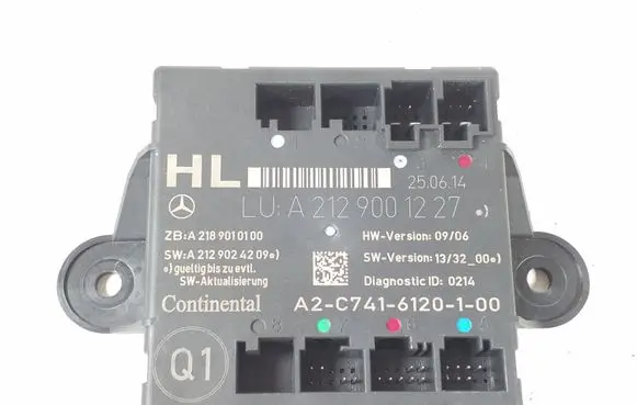 Mercedes-Benz E W212 Door control unit/module A2129001227