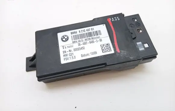 BMW 7 F01 F02 F03 F04 Seat control module 9212437