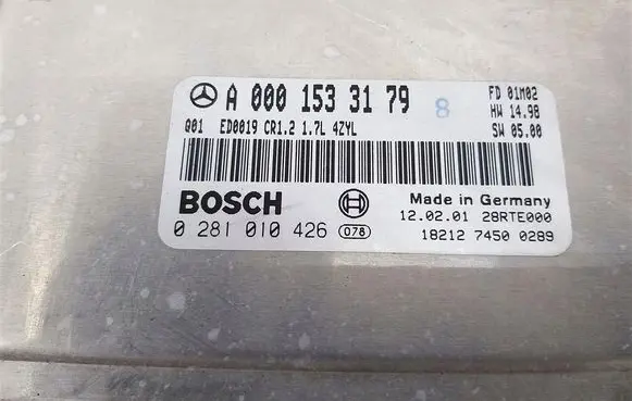 Mercedes-Benz A W168 Engine control unit/module A0001533179