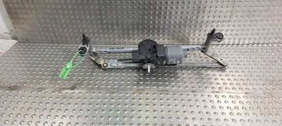 Front wiper linkage and motor