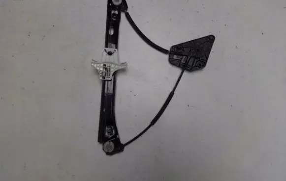 Rear door window regulator with motor
