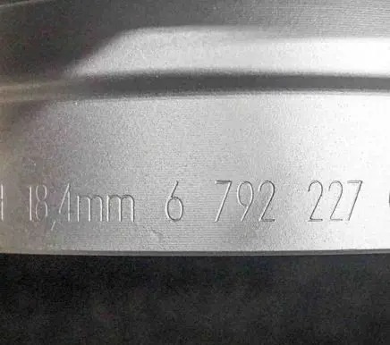 BMW 4 F36 Gran coupe Rear brake disc 6792227