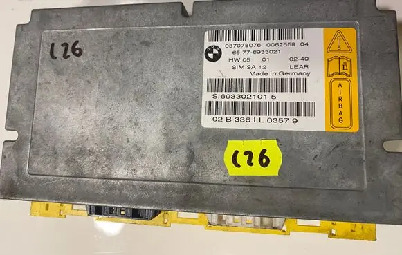 BMW 7 E65 E66 Airbag control unit/module 65776933021