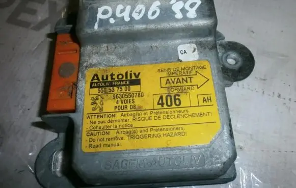 Peugeot 406 Airbag control unit/module 9630550780 550537500