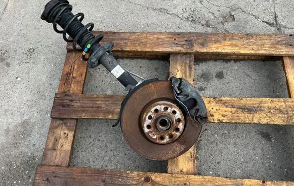 Volkswagen PASSAT B6 Front shock absorber with coil spring