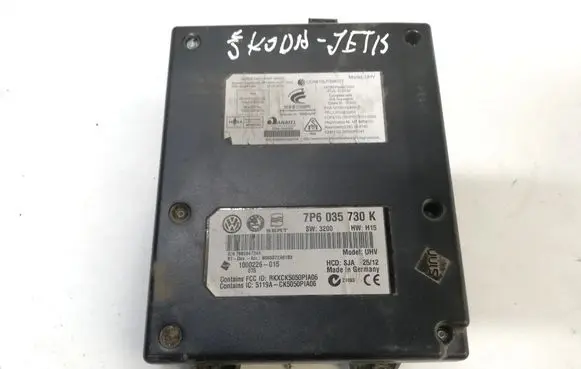 Skoda Yeti (5L) Bluetooth control unit module 7P6035730K