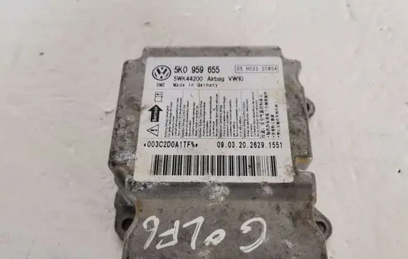 Volkswagen Golf VI Airbag control unit/module 5K0959655