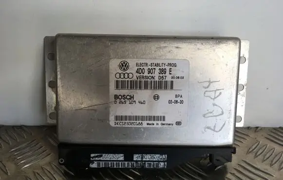 Audi A8 S8 D2 4D ESP (stability system) control unit 4D0907389E 0265109460