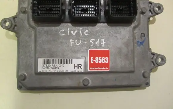 Honda Civic Engine control unit/module 37820RSAG12 5Y30597089