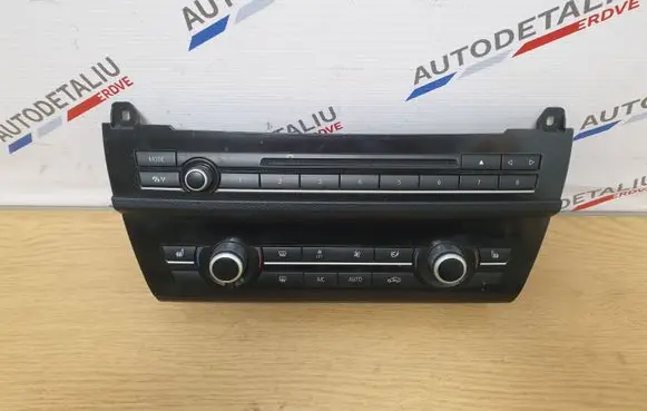 BMW 5 F10 F11 Climate control unit 9317666