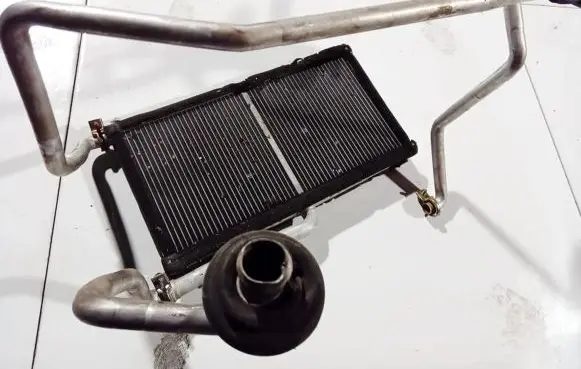 Heater blower radiator