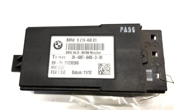 BMW 5 F10 F11 Other control units/modules 9216468