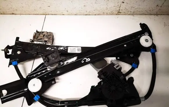 Tesla Model S Sliding door window regulator with motor 600637700l 6006377-00-l