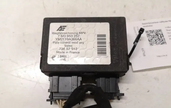 Volkswagen Sharan Immobilizer control unit/module 73657912 7M3953257 YM2119A366AA