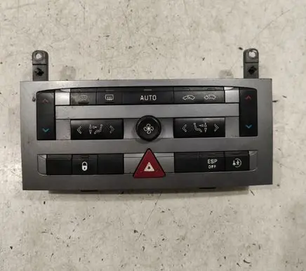 Peugeot 407 Climate control unit 96573322XF02 96470290XT 96470287XT