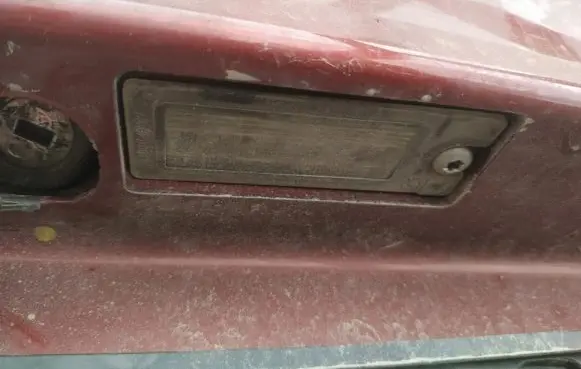 Volvo S60 Number plate light